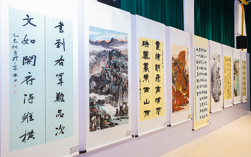 京西古道攝影書畫作品展開幕